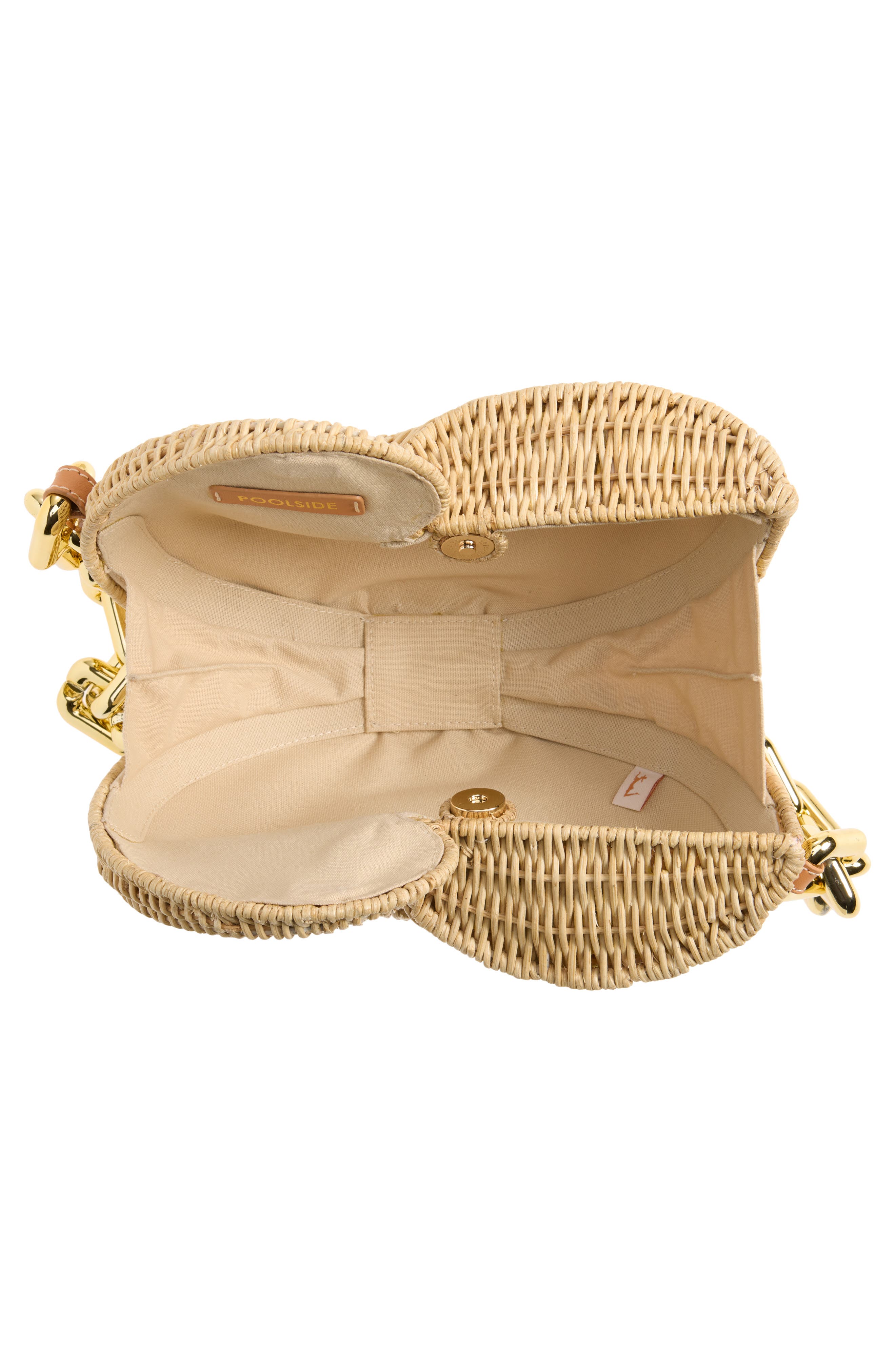POOLSIDE The Anna Conch Handbag, Alternate, color, Natural