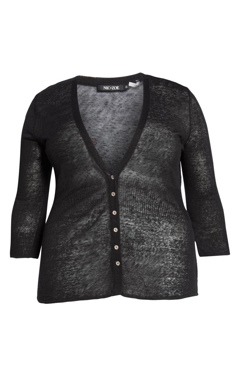 NIC+ZOE Divinie Lightweight Cardigan, Alternate, color, 