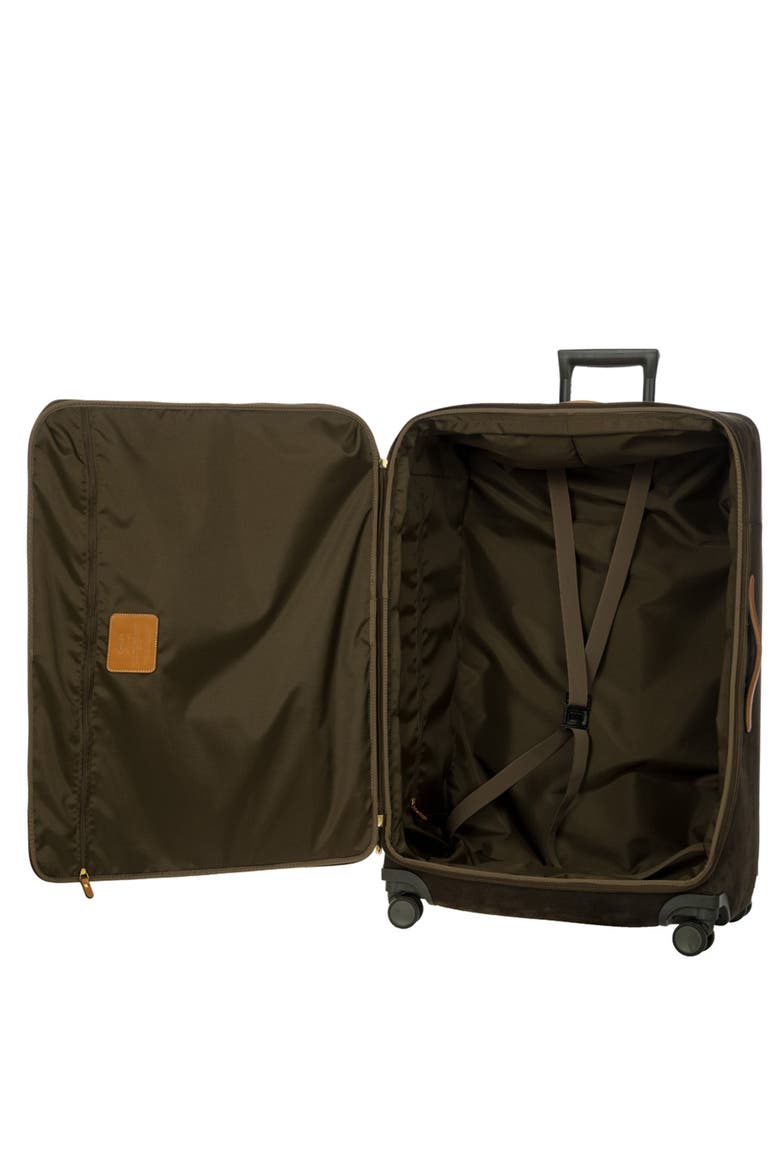 Life Softside 32" X-Large Checked Compound Spinner Luggage, Alternate, color, Olive