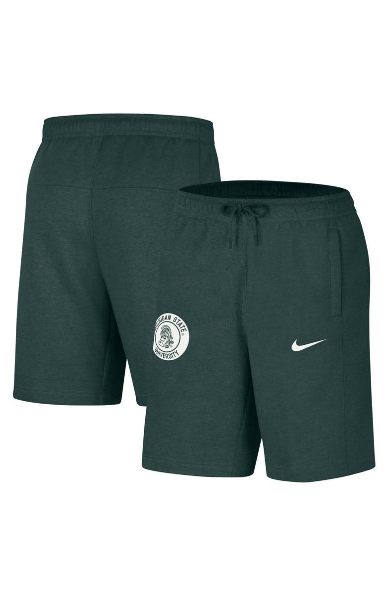 Nike Men's Nike Green Michigan State Spartans Logo Shorts, Main, color, 