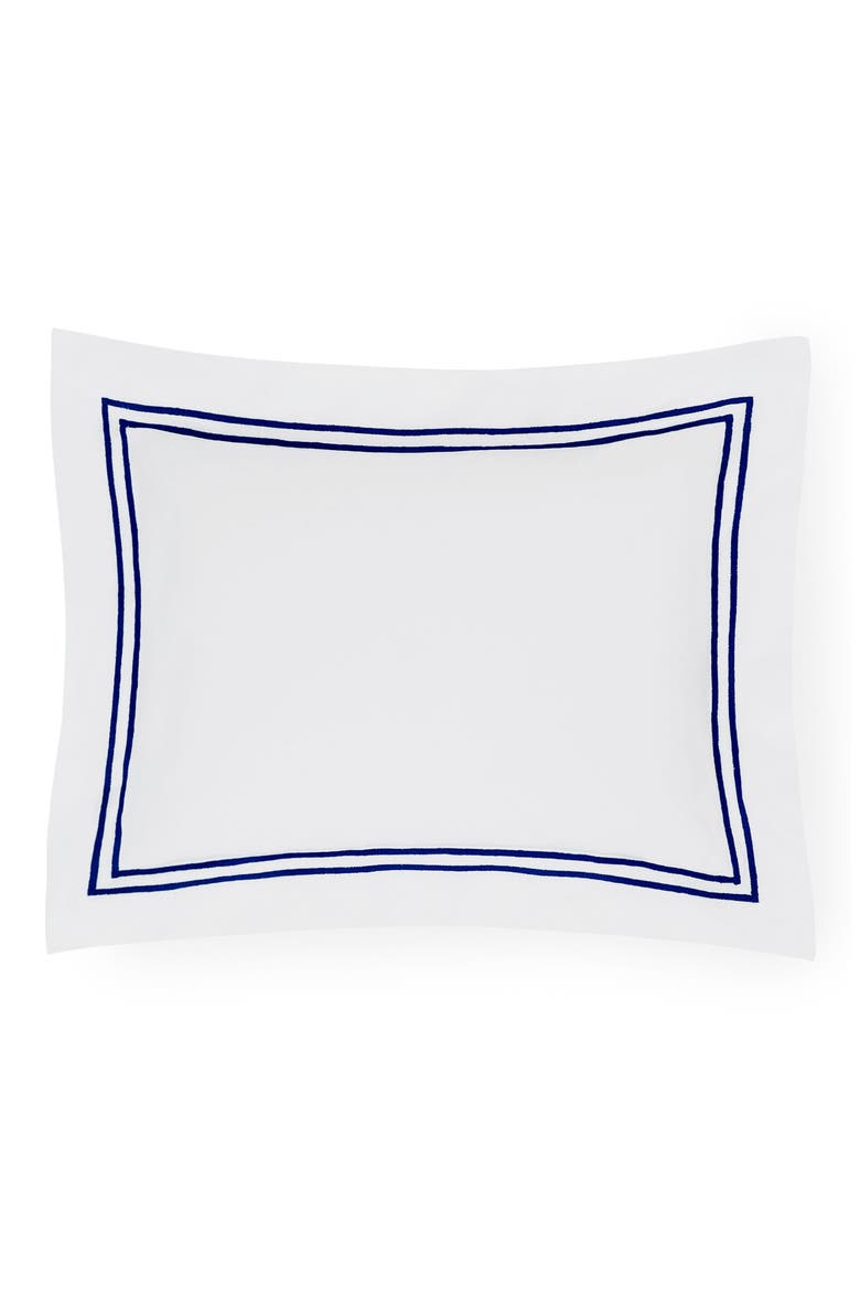 Grande Hotel Boudoir Sham, Main, color, WHITE/ NAVY