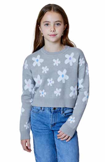 Design History Kids' Floral Pullover Sweater