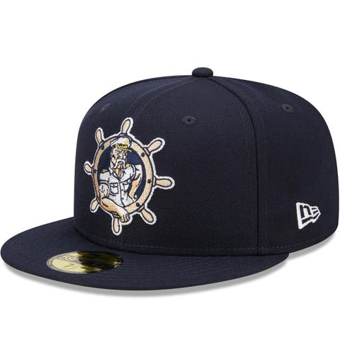 Men's New Era Navy Lake County Captains Marvel x Minor League 59FIFTY Fitted Hat