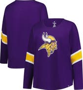 FANATICS Women's Fanatics Purple Minnesota Vikings Plus Size Redzone 3/4-Sleeve Scoop Neck T-Shirt