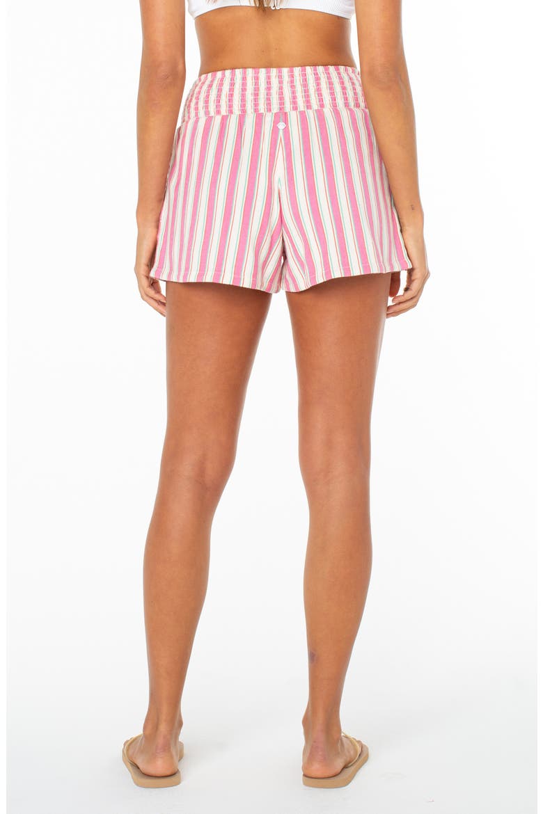 Harbor View Cotton Blend Shorts, Alternate, color, PINK