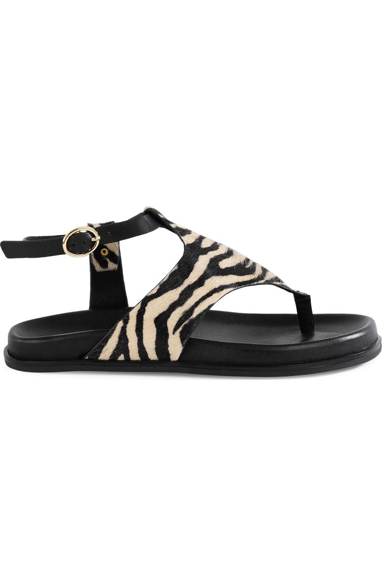 Seychelles In the Zone Ankle Strap Platform Sandal, Alternate, color, Zebra