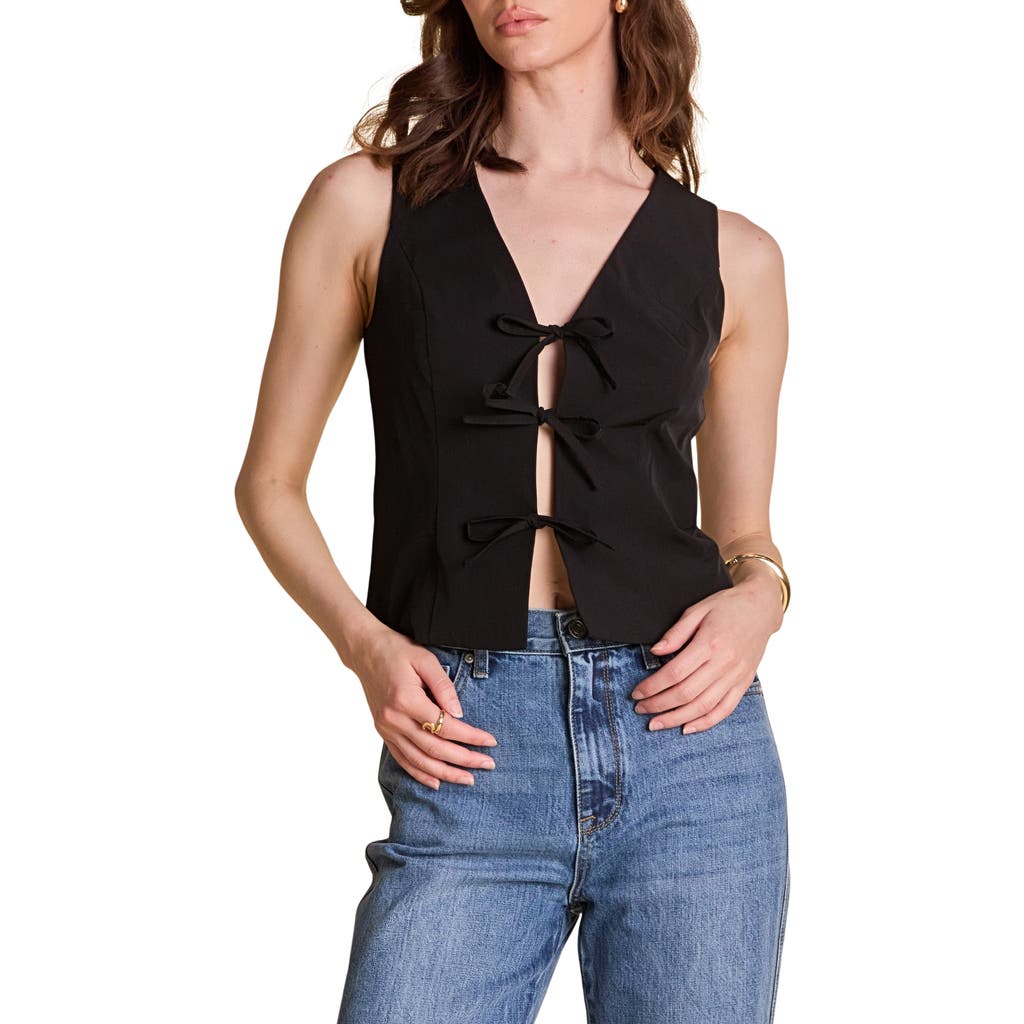 Endless Rose Sleeveless Tie Front Top