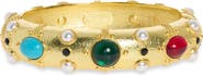 Kenneth Jay Lane Cabochon Jet Dot Bracelet