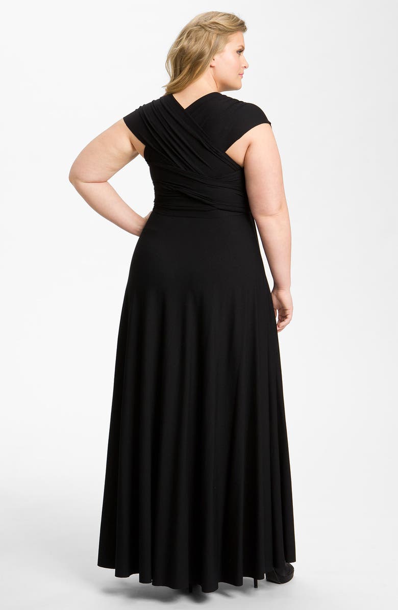 Monif C 'Marilyn' Convertible Jersey Gown, Alternate, color, 