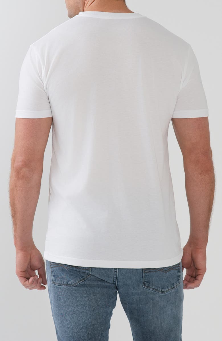 BORED REBEL Unleash Your Inner Superhero Crewneck Graphic Undershirt, Alternate, color, White