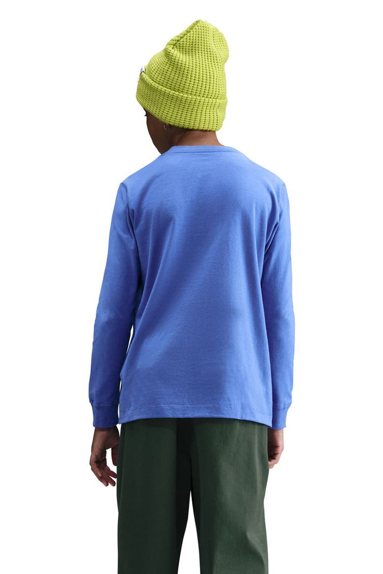 Kids' Football Long Sleeve Graphic T-Shirt, Alternate, color, COMET BLUE