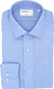 Lorenzo Uomo Royal Oxford Trim Fit Dress Shirt