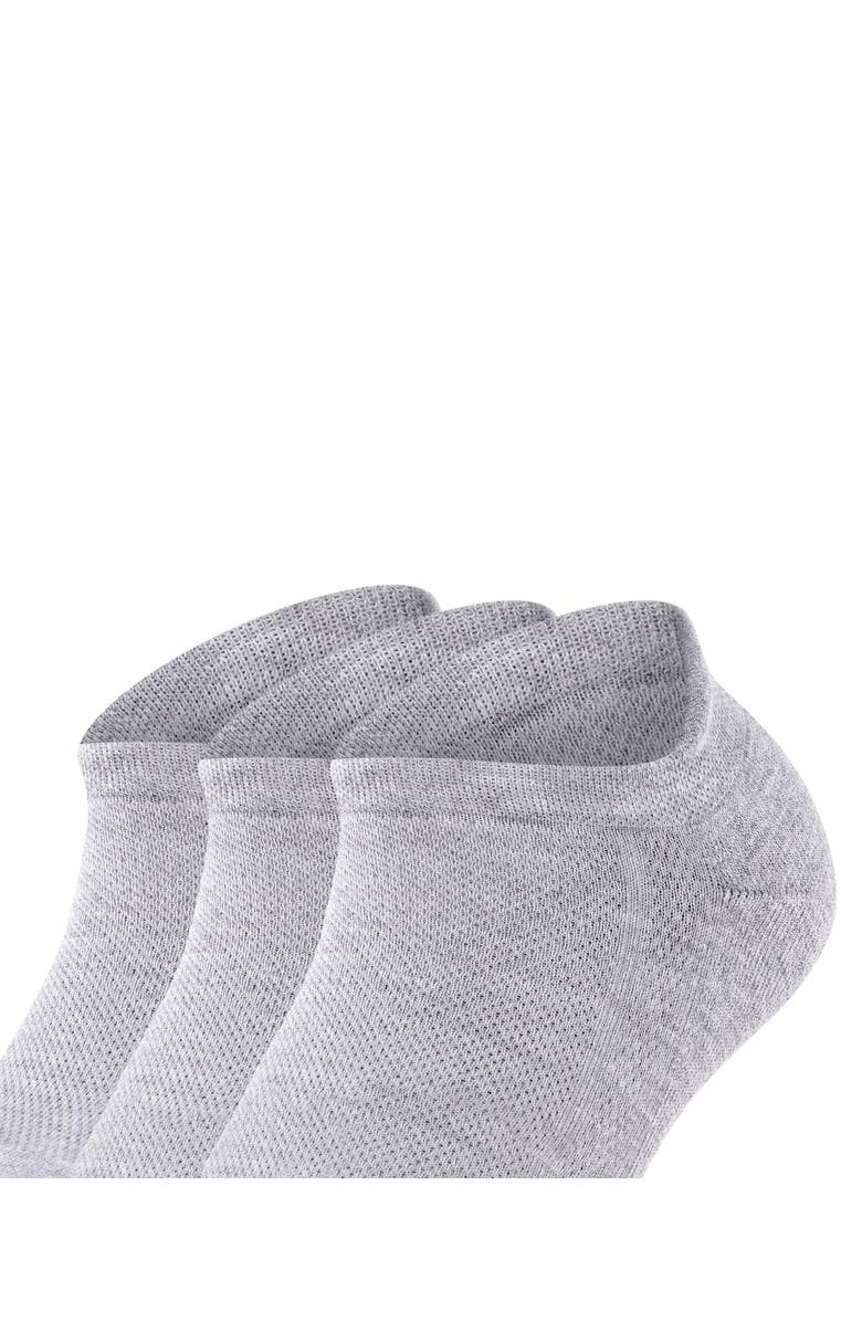 Falke Cool Kick 3-Pack Sneaker Socks, Alternate, color, Light Grey