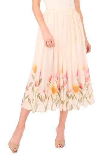 Megan Placed Floral Skirt