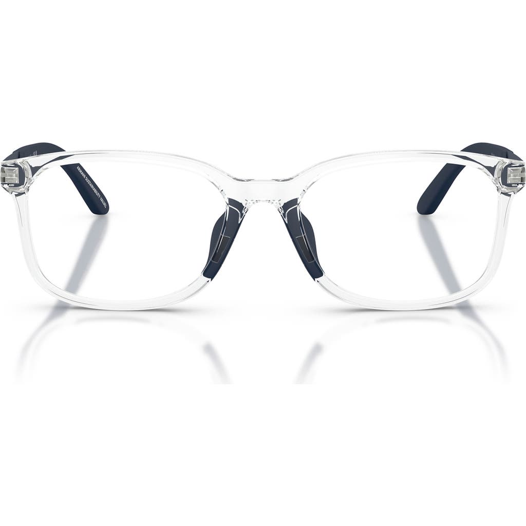 Emporio Armani Kids' 49mm Pillow Optical Glasses In Gray