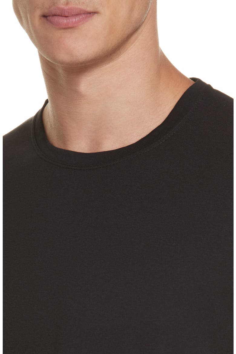 Slim Fit Crewneck T-Shirt, Alternate, color, BLACK