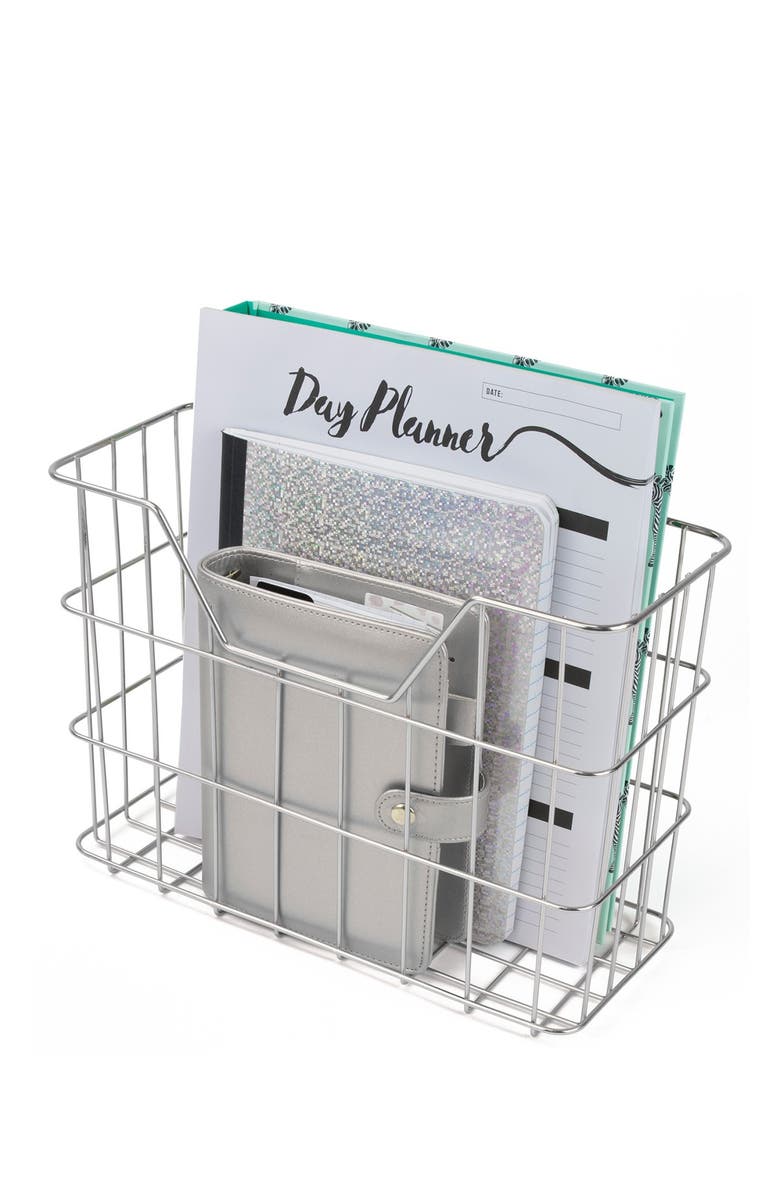 SORBUS Silver Desk Organizer 5-Piece Set, Alternate, color, 