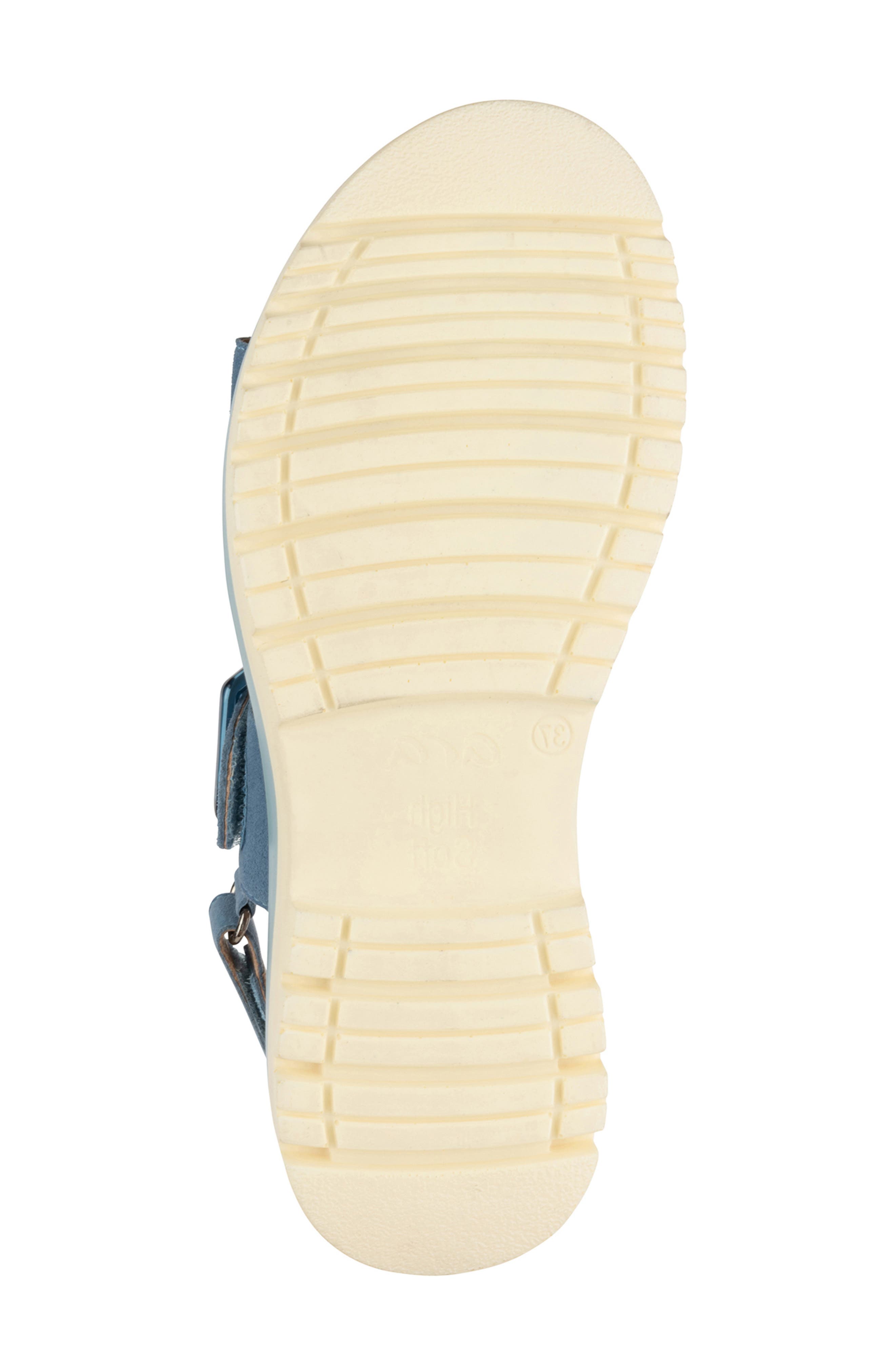 ara Marbella Slingback Platform Sandal, Alternate, color, Coolblue