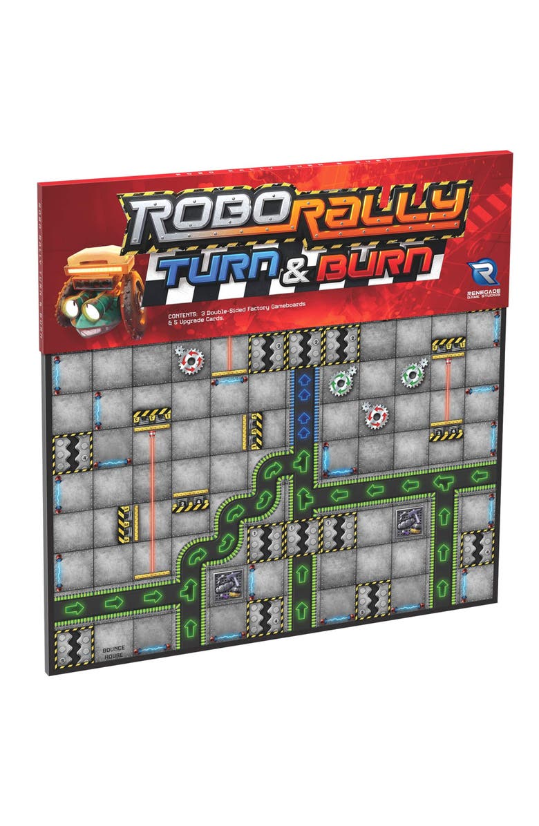 Renegade Game Studios Robo Rally Turn & Burn Expansion 12+, Main, color, Multicolored