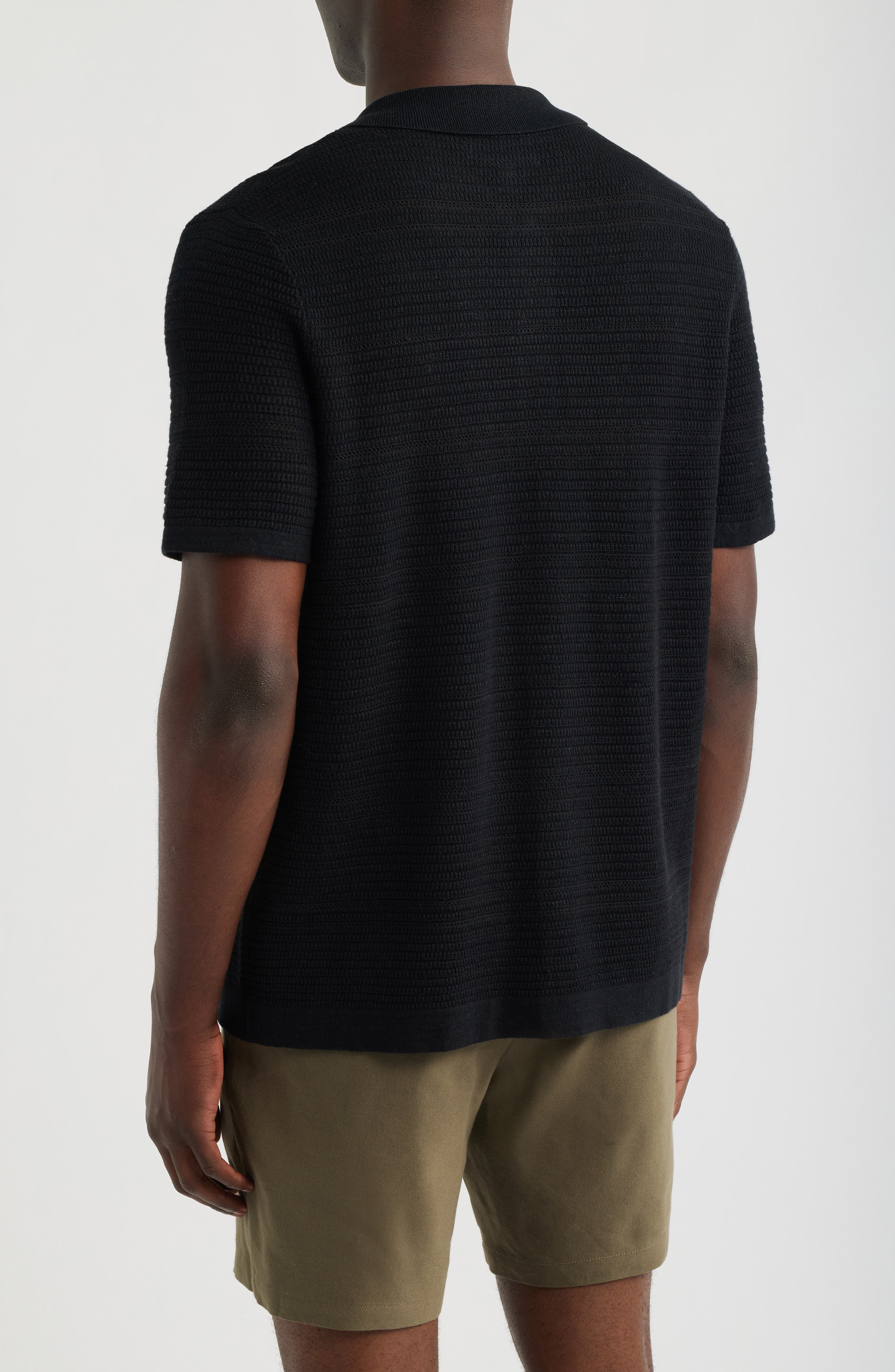 Мужские кардиганы Nordstrom Short Sleeve Linen & Cotton Cardigan — фото 2