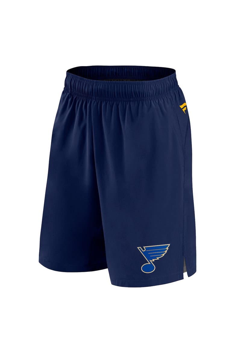 Men's Fanatics  Navy St. Louis Blues Authentic Pro Tech Shorts, Alternate, color, Navy