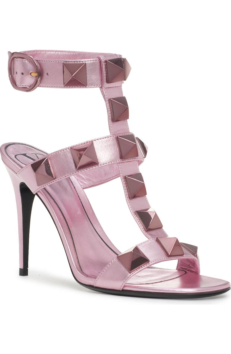 Valentino Garavani Roman Stud T-Strap Sandal, Main, color,