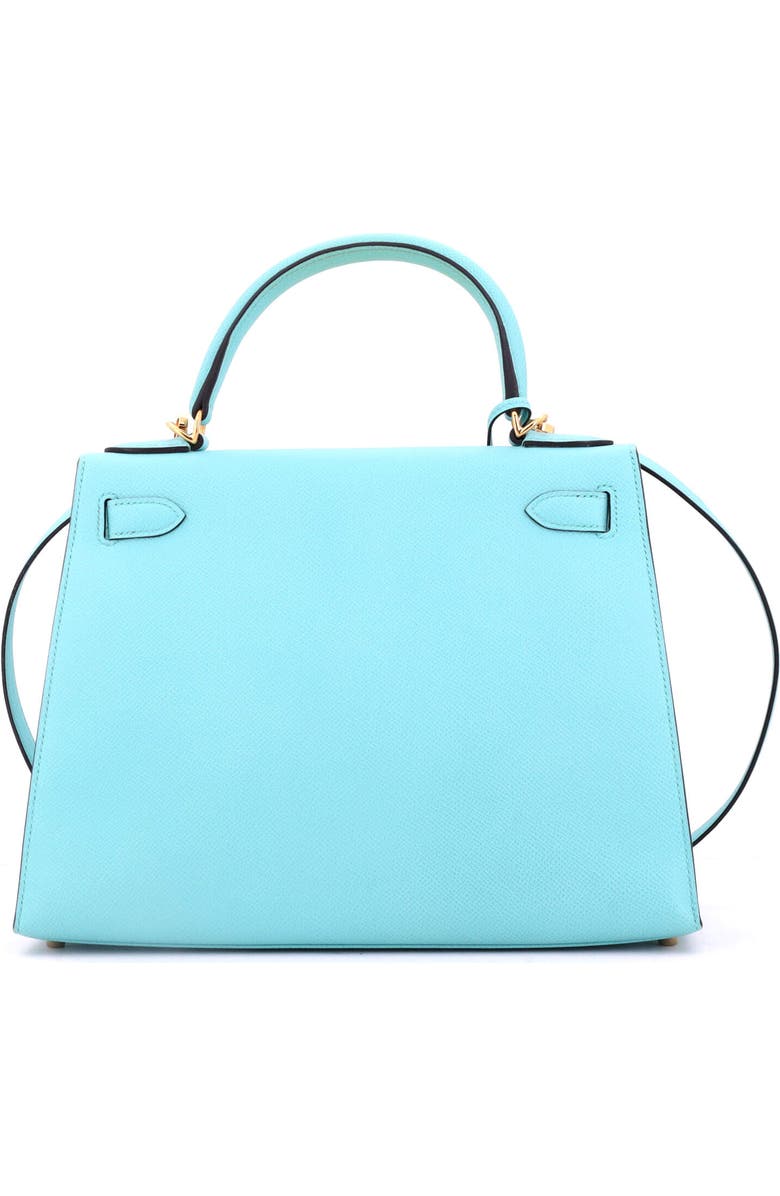 Pre-Owned Hermes Kelly Handbag Blue Epsom with Gold Hardware 28, Alternate, color, Bleu Atoll
