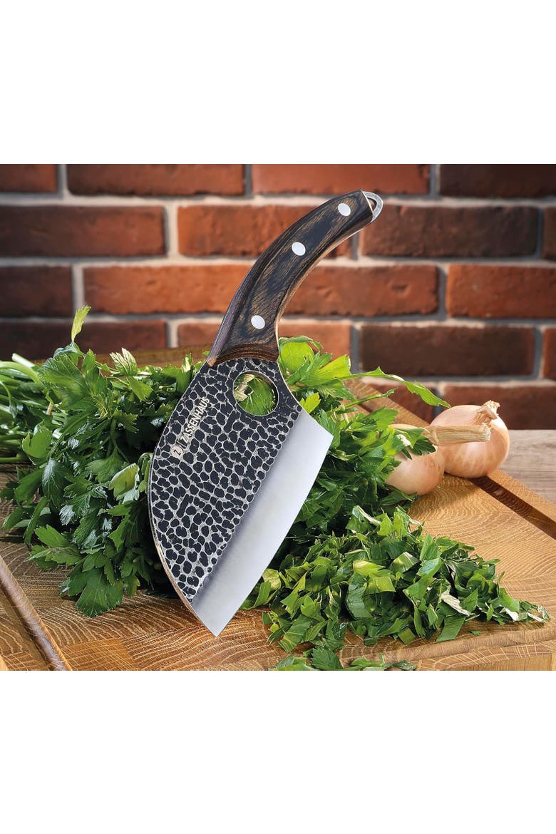 Keeper 9.8-Inch Chef's Knife with Pakkawood Handle, Alternate, color, Silver