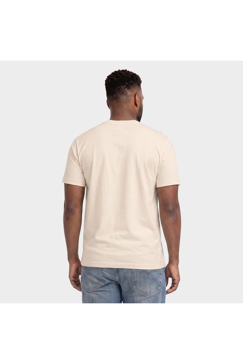 Papa Fishing Distressed Garment Dyed T-Shirt, Alternate, color, Ivory