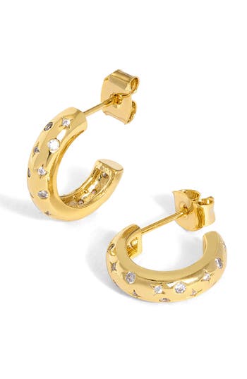 Estella Bartlett Constellation Chunky Hoop Earrings