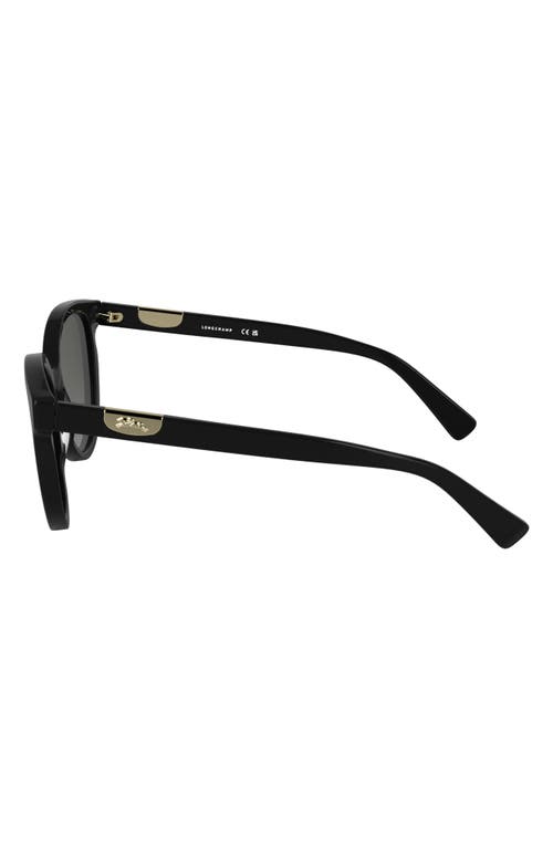 Longchamp Le Pliage 52mm Gradient Round Sunglasses