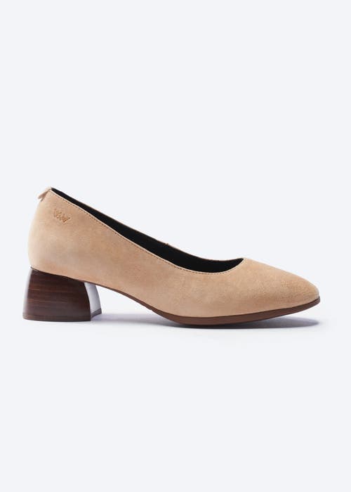 Viscata Milan Suede Heels In Camel