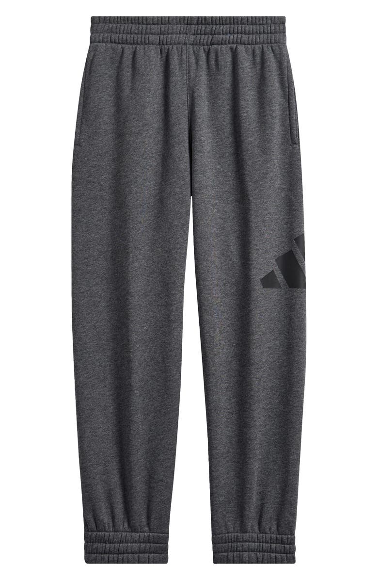 adidas Kids' Big Logo Sweatpants, Main, color, Dk Htr