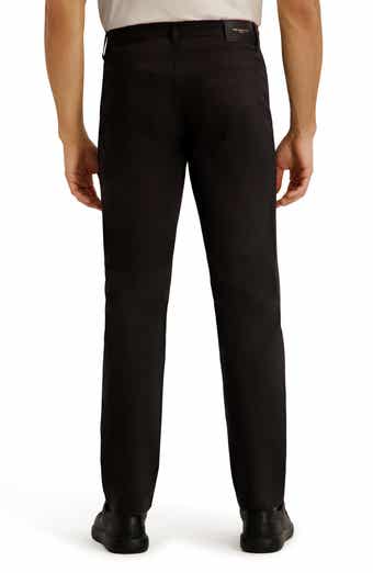 Stretch Slim Straight Leg Five Pocket Pants