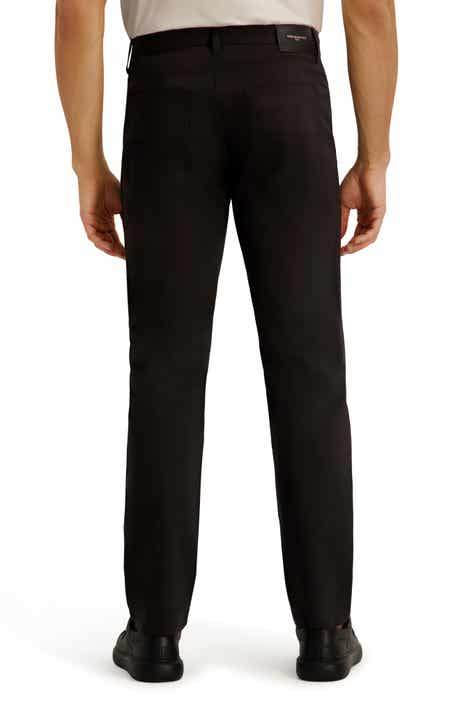 Stretch Slim Straight Leg Five Pocket Pants