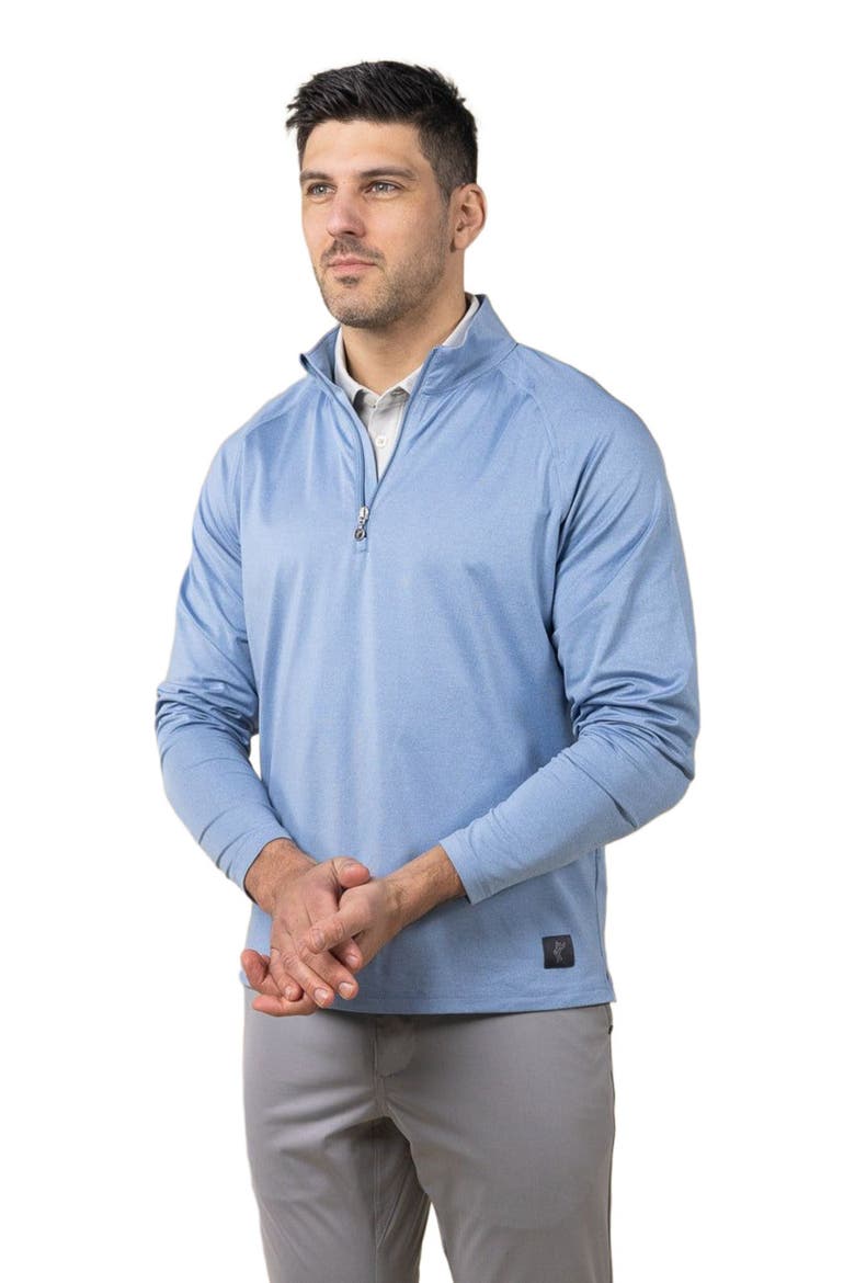 Ace Raglan 1/4 Zip, Alternate, color, Denim