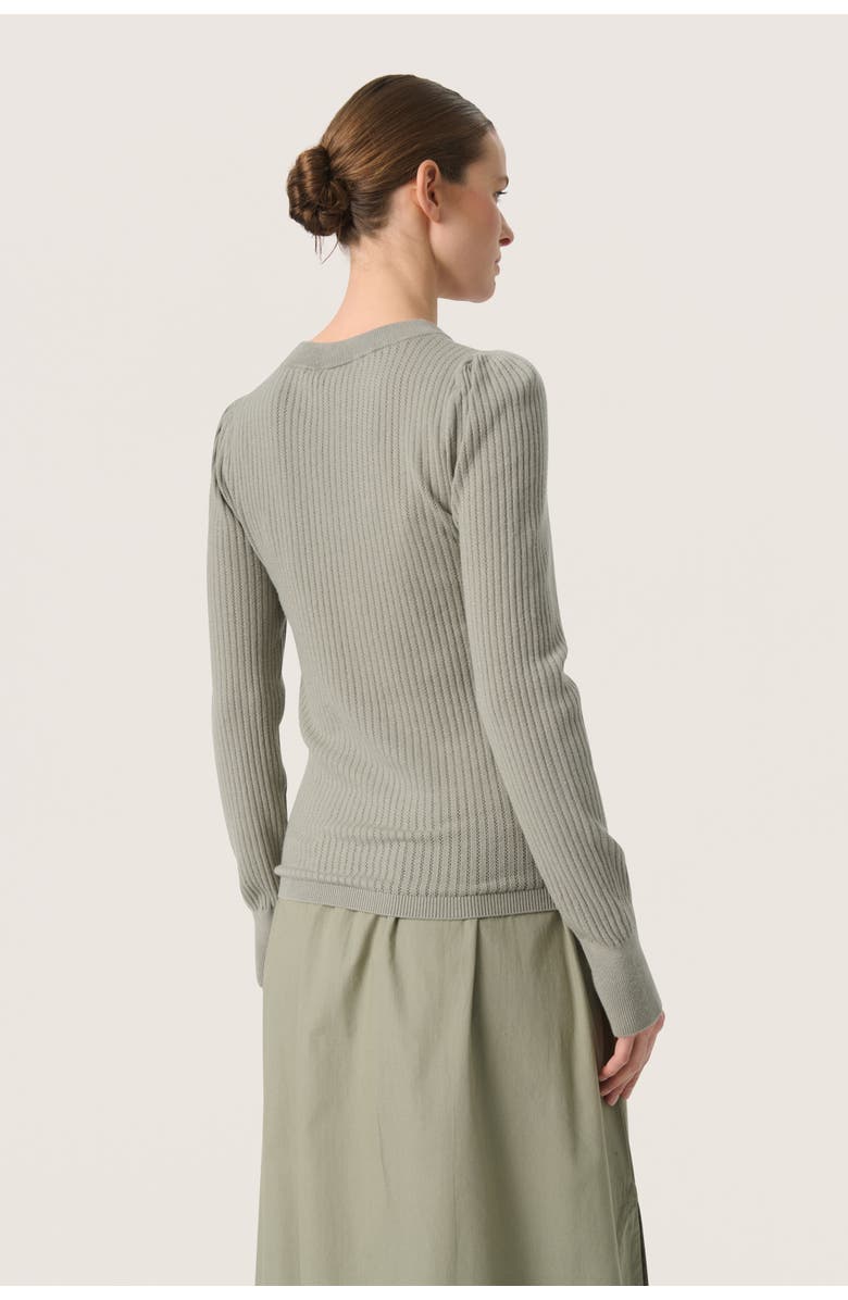 Soaked in Luxury SLSpina Slim Fit Crew Neck Pullover, Alternate, color, Shadow