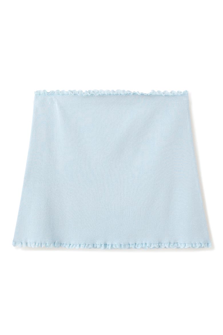Lace Rib Miniskirt, Alternate, color, SKY BLUE
