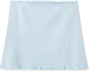 MANGO Lace Rib Miniskirt