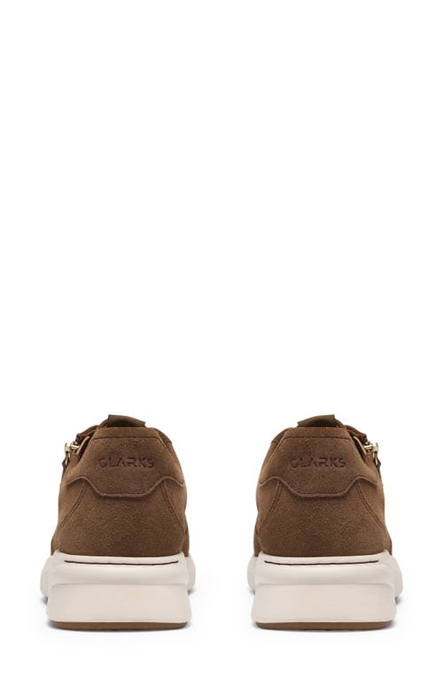 Clarksr Clarks(r) Code R Run Sneaker In Dark Tan Suede