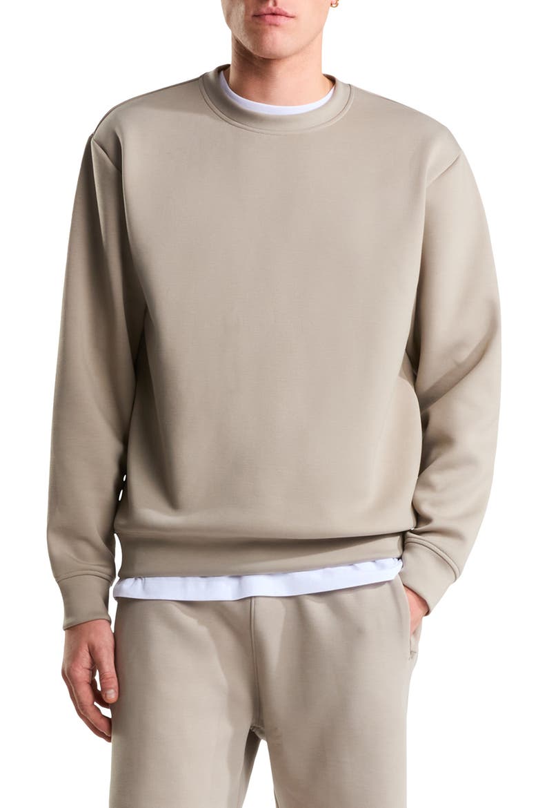 Dynamic Crew Sweatshirt, Main, color, STONE SLAB