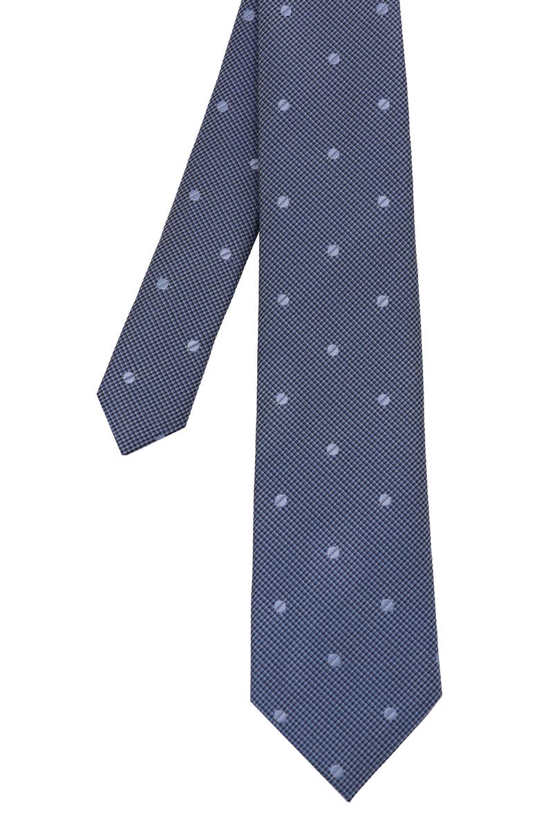 Ben Sherman Dot Print Tie, Alternate, color, Navy/ Blue