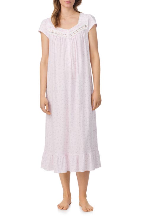 Cap Sleeve Cotton Nightgown