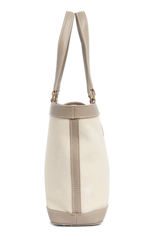 SAM EDELMAN SAM EDELMAN FITZ CANVAS SHOPPER TOTE BAG 