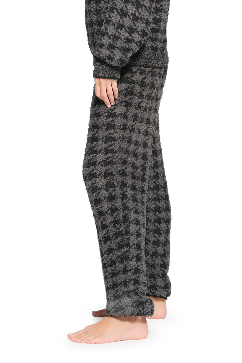 Cozy Knit Unisex Joggers, Alternate, color, HOUNDSTOOTH ONYX