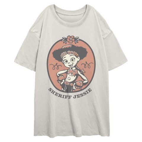 Junior's I Am Sheriff Jessie Short Sleeve Oversized T-shirt
