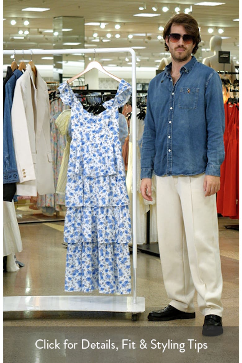 Covina Tiered Midi Dress video