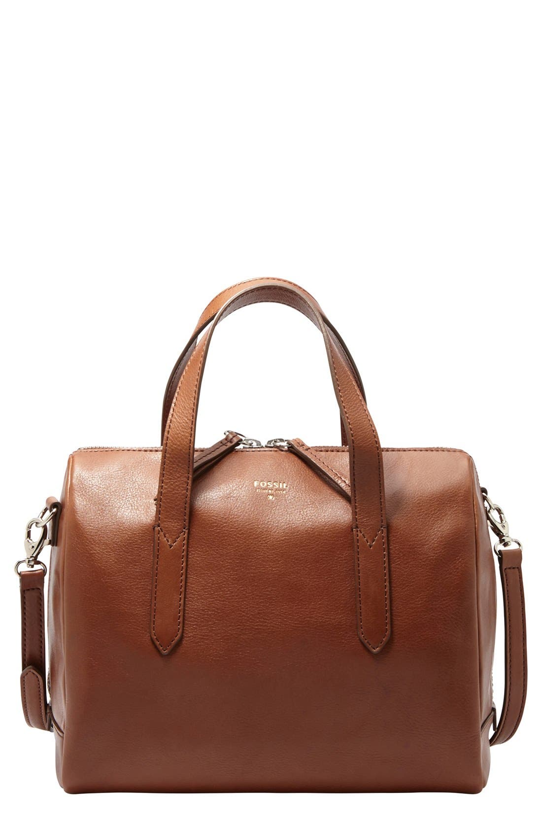 'Sydney' Satchel, Main, color, BROWN