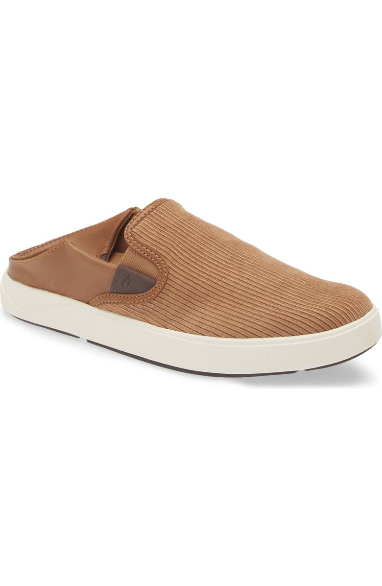 OluKai Laeahi Kapa Slip-On, Alternate, color, Tan / Dk Wood