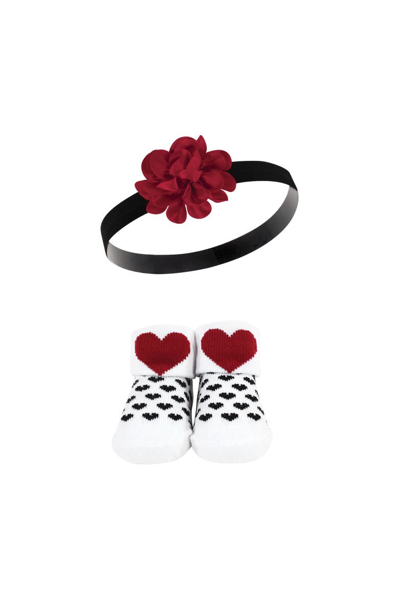 Perfect Pair Headband & Socks Gift Pack, Alternate, color, Red Sequin